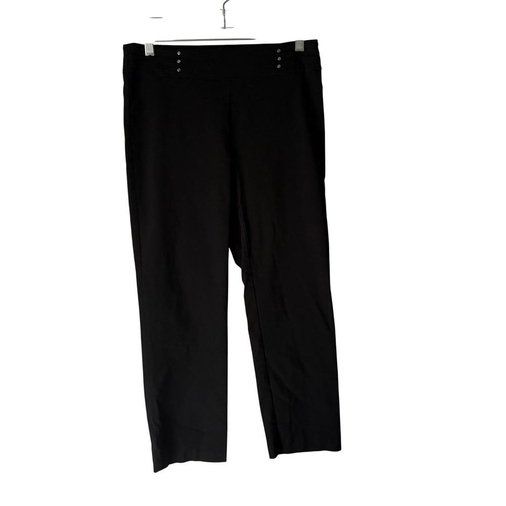 Bella‎ Rose Y2k Black Career Dress Pants Interview Outfit Women Pull On Career - Picture 2 of 9